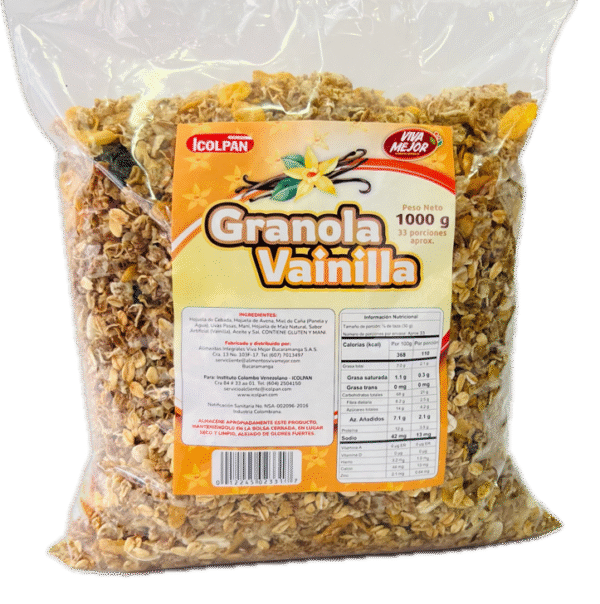 Granola Vainilla Icolpan 1000g