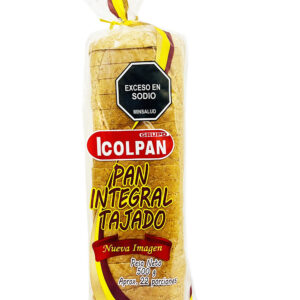 Pan Tajado Integral Icolpan 500g